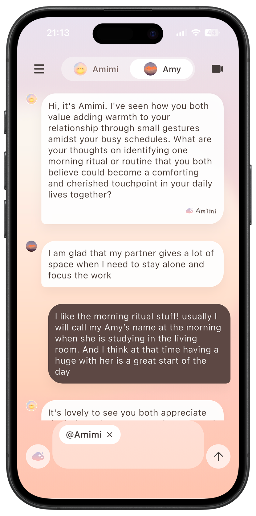 A joint conversation with Amimi helps partners connect