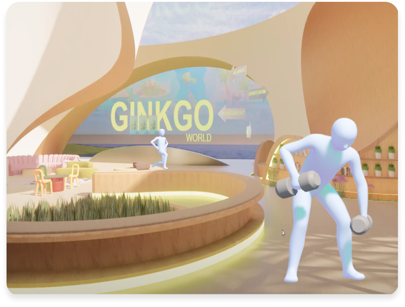 Ginkgo World virtual community concept